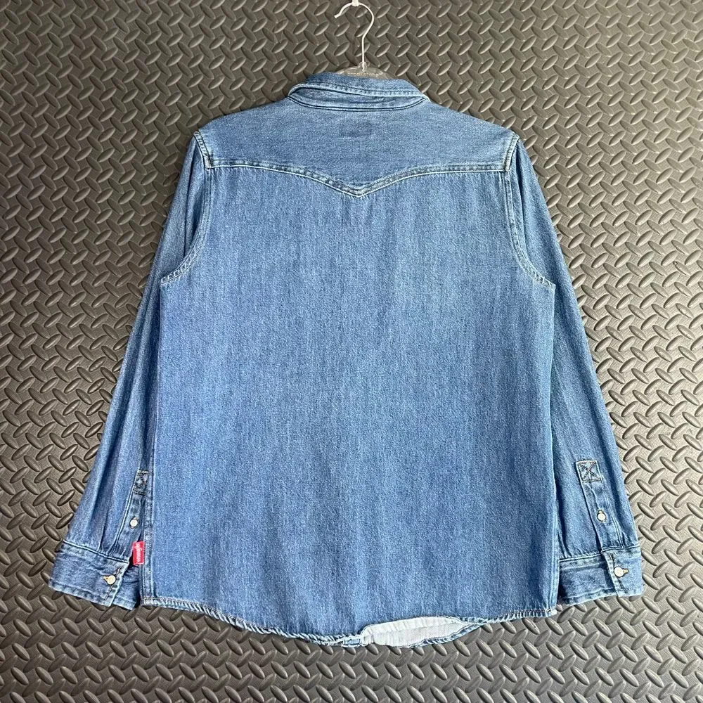 Wangler Boys Denim Western Style Button Up Long Sleeve Shirt Youth Size‎ XL